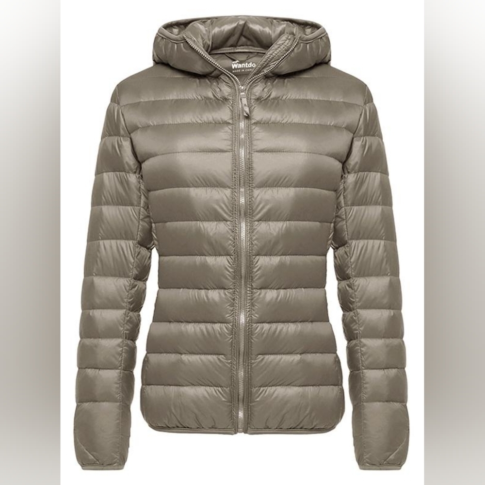 Nwt Wantdo Women's Lightweight Puffer Duck Down - Size (S) - Excellent Condition
